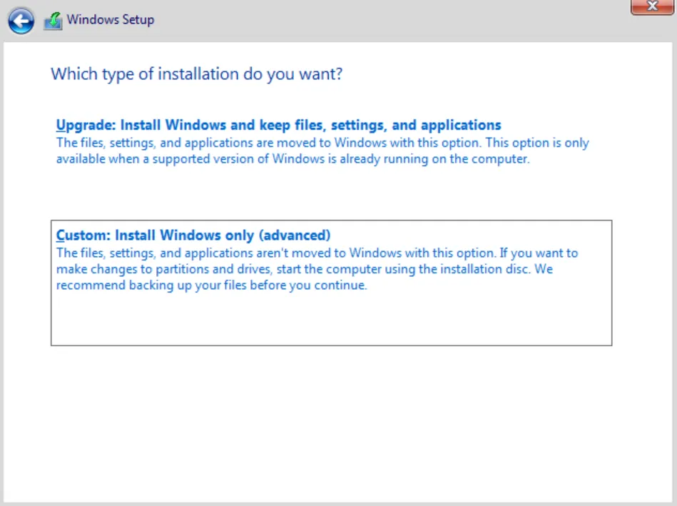 windows-custom
