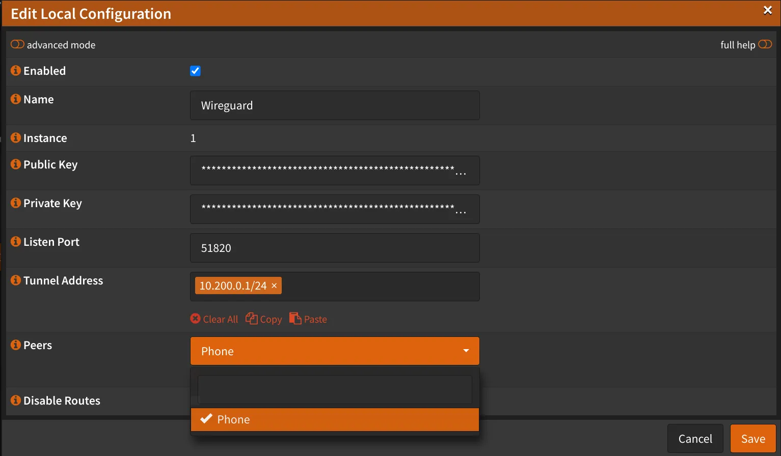 wireguard-peers-select