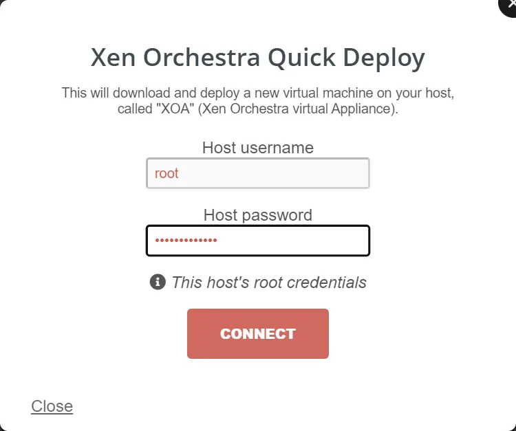 xoa-deploy-connect