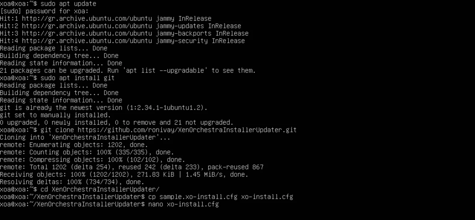 xoa-git-clone